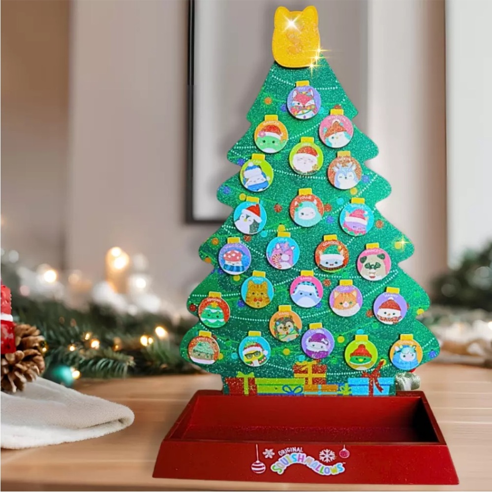 Christmas Squishmallows Advent Calendar 2025, 16" Decor Kurt Adler